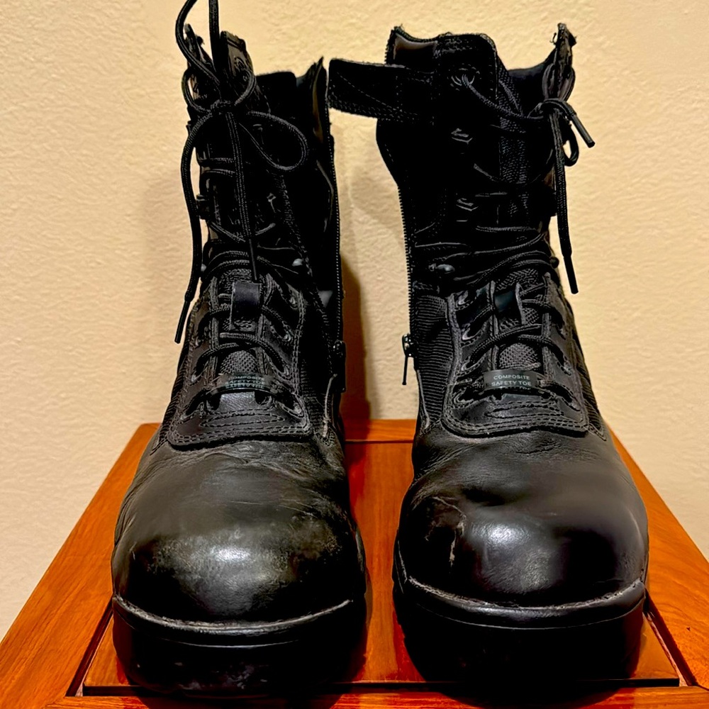 Bates Men's Tactical Sport Side Zip Work Boots size 8.5